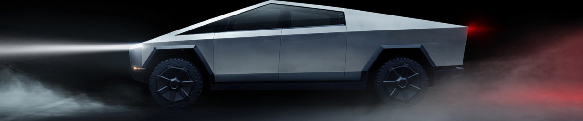 Tesla Cybertruck side profile