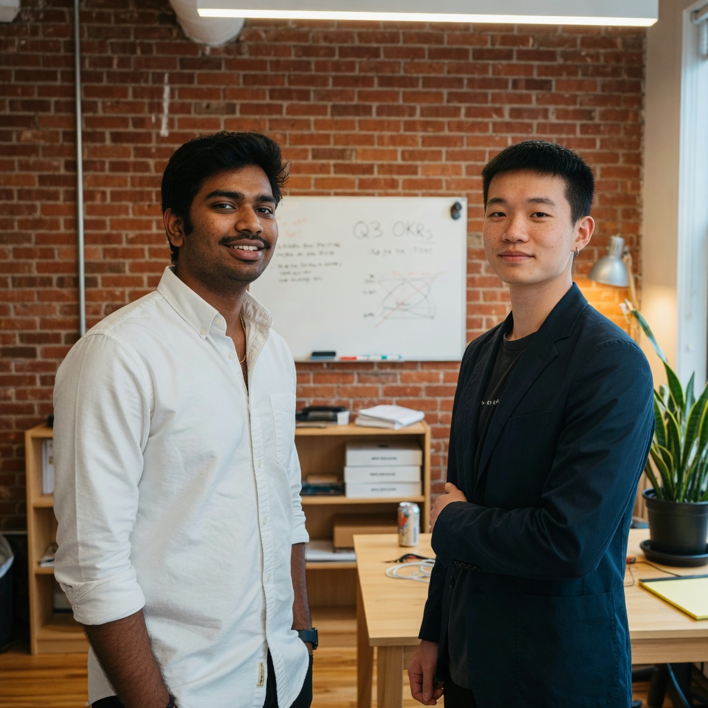 Rohan Sharma & Jia Chen, founder of Docuforge