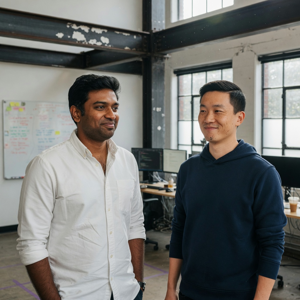 Rishi Krishnan & Bo Tang, founder of Forgepair