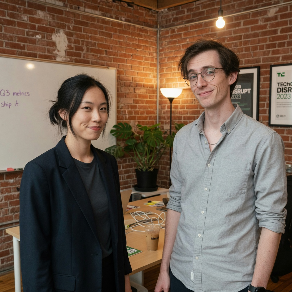 Yilin Cao & Marcus Flynn, founder of Rollout